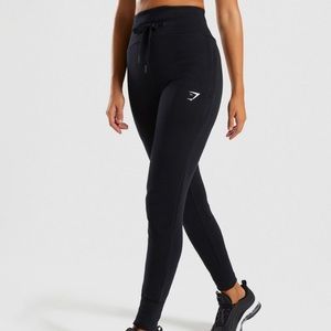 Gym Shark High Waisted Black Joggers